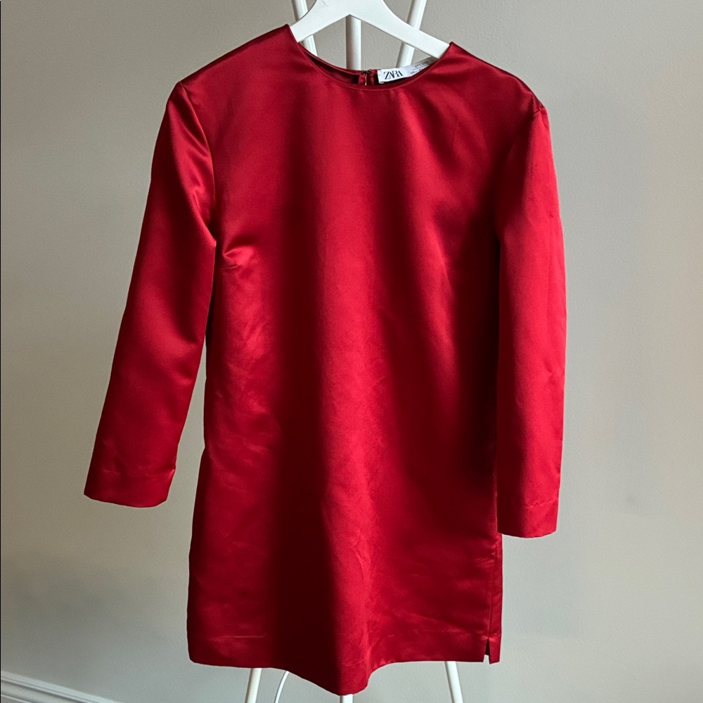 Zara Kids Elegant Scarlet Dress